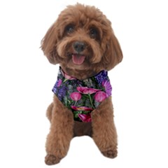 Cheerful Watercolor Flowers Dog Sweater by GardenOfOphir