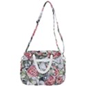 Retro Topical Botanical Flowers Rope Handles Shoulder Strap Bag View3