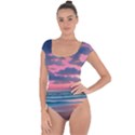 Sunset Over The Beach Short Sleeve Leotard  View1