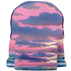 Sunset Over The Beach Giant Full Print Backpack by GardenOfOphir