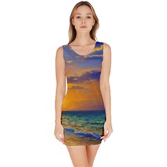 Nature Sunset Bodycon Dress by GardenOfOphir