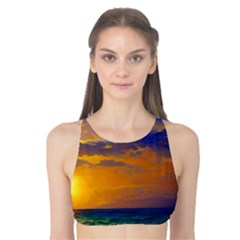 Nature Sunset Tank Bikini Top by GardenOfOphir