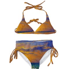 Nature Sunset Kids  Classic Bikini Set by GardenOfOphir