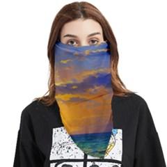 Nature Sunset Face Covering Bandana (triangle) by GardenOfOphir