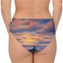 Serene Sunset Over Beach Double Strap Halter Bikini Bottoms View2