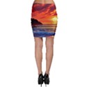 Reflecting Sunset Over Beach Bodycon Skirt View2