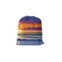 Summer Sunset Over The Ocean Drawstring Pouch (Small) View2