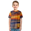 Nature s Sunset Over Beach Kids  Sport Mesh Tee View1