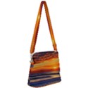 Nature s Sunset Over Beach Zipper Messenger Bag View1