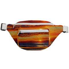 Nature s Sunset Over Beach Fanny Pack by GardenOfOphir