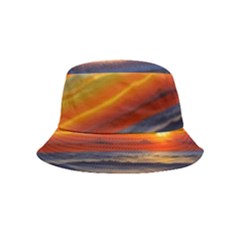 Nature s Sunset Over Beach Bucket Hat (kids) by GardenOfOphir