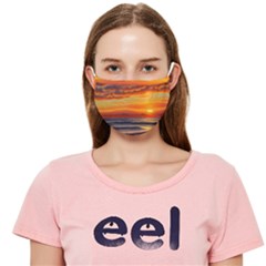 Nature s Sunset Over Beach Cloth Face Mask (adult) by GardenOfOphir