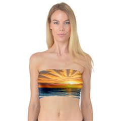 Sunset Scenic View Photography Bandeau Top by GardenOfOphir