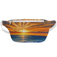 Sunset Scenic View Photography Waist Bag  by GardenOfOphir