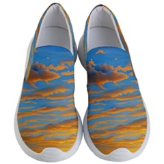 Orange Sunset On The Beach Women s Lightweight Slip Ons by GardenOfOphir