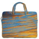 Orange Sunset On The Beach MacBook Pro 13  Double Pocket Laptop Bag View2