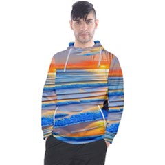 Tropical Sunset Men s Pullover Hoodie by GardenOfOphir