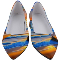 Tropical Sunset Women s Block Heels  by GardenOfOphir