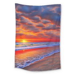 Golden Sun Large Tapestry by GardenOfOphir