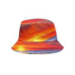 Golden Sun Inside Out Bucket Hat (kids) by GardenOfOphir