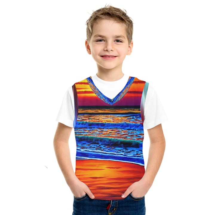 Island Dreams Kids  Basketball Tank Top