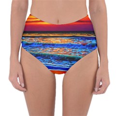 Island Dreams Reversible High-waist Bikini Bottoms by GardenOfOphir