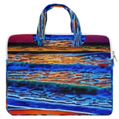 Island Dreams Macbook Pro 13  Double Pocket Laptop Bag by GardenOfOphir