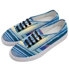 Sunset Beach Waves Women s Classic Low Top Sneakers