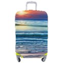 Sunset Beach Waves Luggage Cover (Medium) View1