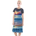 Sunset Beach Waves Camis Fishtail Dress View1