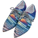 Sunset Beach Waves Pointed Oxford Shoes View2