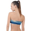 Sunset Beach Waves Classic Bandeau Bikini Top  View2