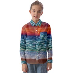 Nature s Beauty Kids  Long Sleeve Shirt by GardenOfOphir