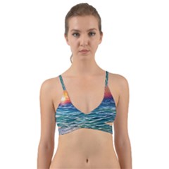 Nature s Beauty Wrap Around Bikini Top by GardenOfOphir