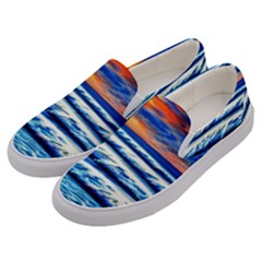 Sandy Beach Dreams Men s Canvas Slip Ons by GardenOfOphir