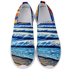 Sandy Beach Dreams Men s Slip On Sneakers by GardenOfOphir