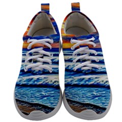 Sandy Beach Dreams Mens Athletic Shoes by GardenOfOphir