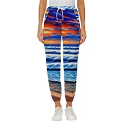 Sandy Beach Dreams Cropped Drawstring Pants by GardenOfOphir