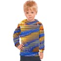 Waves Of Gold Kids  Hooded Pullover View1