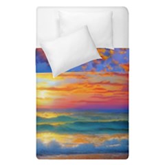 Summer Sunset Duvet Cover Double Side (single Size) by GardenOfOphir