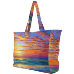 Summer Sunset Simple Shoulder Bag by GardenOfOphir