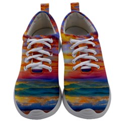 Summer Sunset Mens Athletic Shoes by GardenOfOphir