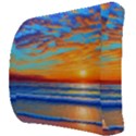 Golden Sunsets Over The Ocean Back Support Cushion View3