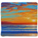 Golden Sunsets Over The Ocean Back Support Cushion View4