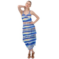 Summer Sunset Surf Layered Bottom Dress by GardenOfOphir