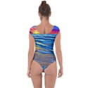 Waves Crashing On The Shore Short Sleeve Leotard  View2