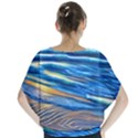 Waves Crashing On The Shore Batwing Chiffon Blouse View2