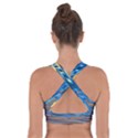 Waves Crashing On The Shore Cross Back Sports Bra View2