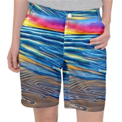 Waves Crashing On The Shore Pocket Shorts by GardenOfOphir