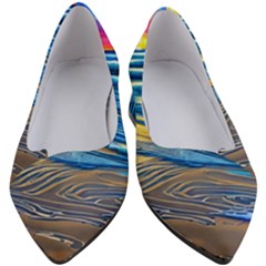 Waves Crashing On The Shore Women s Block Heels  by GardenOfOphir